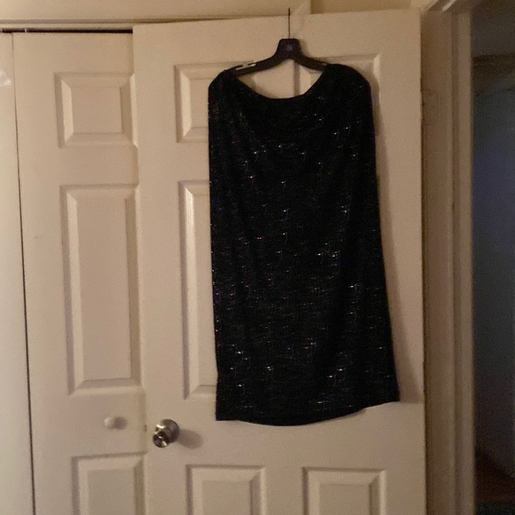 Black twinkle skirt shiny party ready - Picture 1 of 4